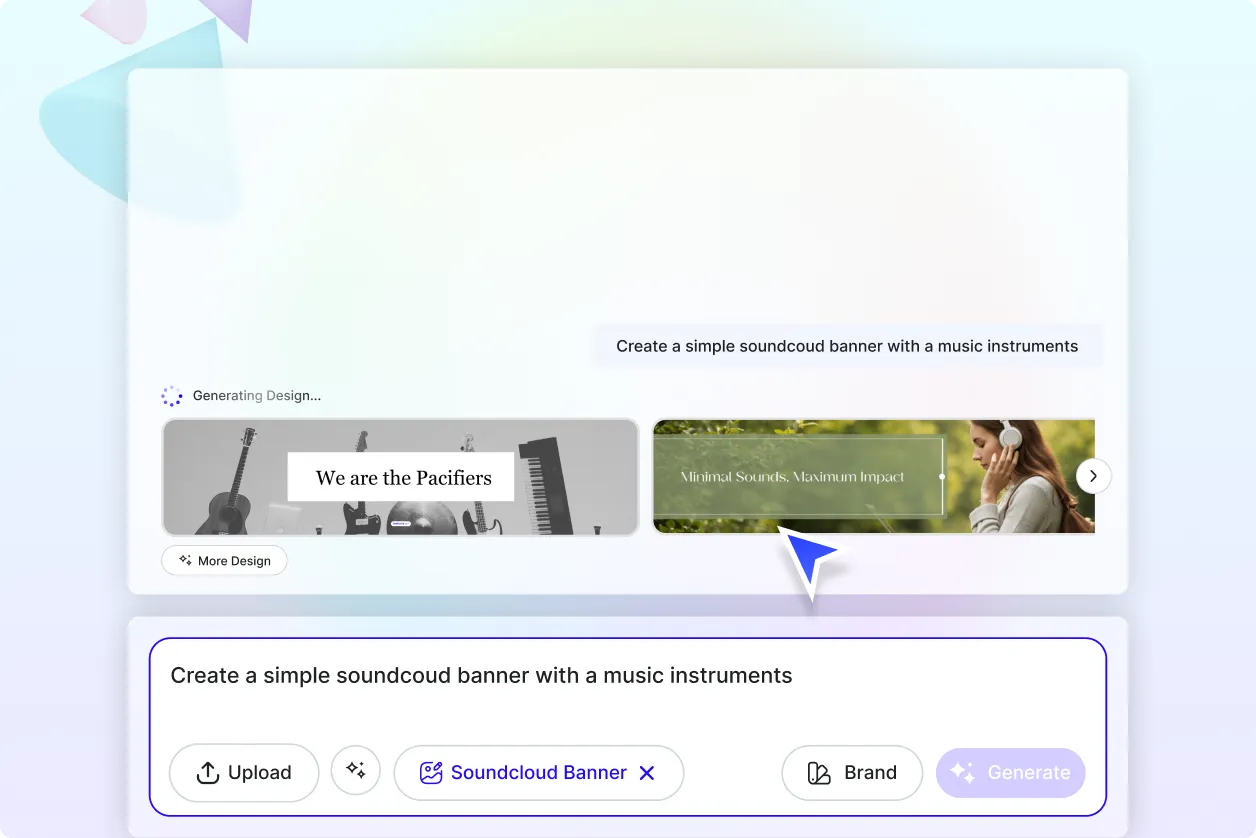 Free AI SoundCloud Banner Generator, Online SoundCloud Banner Maker Tool